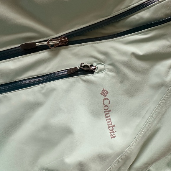 Columbia Light Green Hooded Jacket - Picture 2 of 4